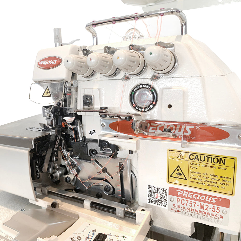Set Máquina Overlock Industrial Precious PC757-M2-55