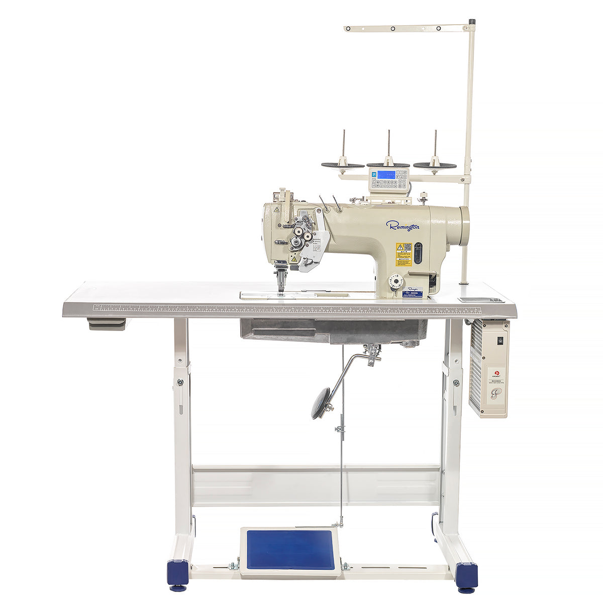 Set Máquina Recta Doble aguja RT 8452-D4 Servo Directo