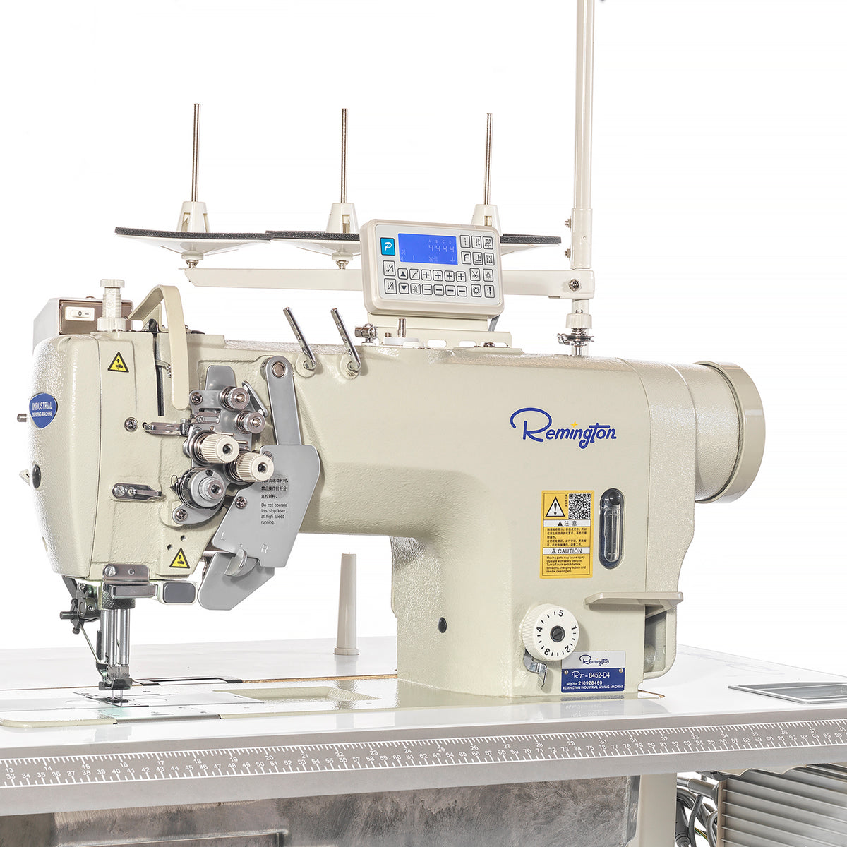Set Máquina Recta Doble aguja RT 8452-D4 Servo Directo