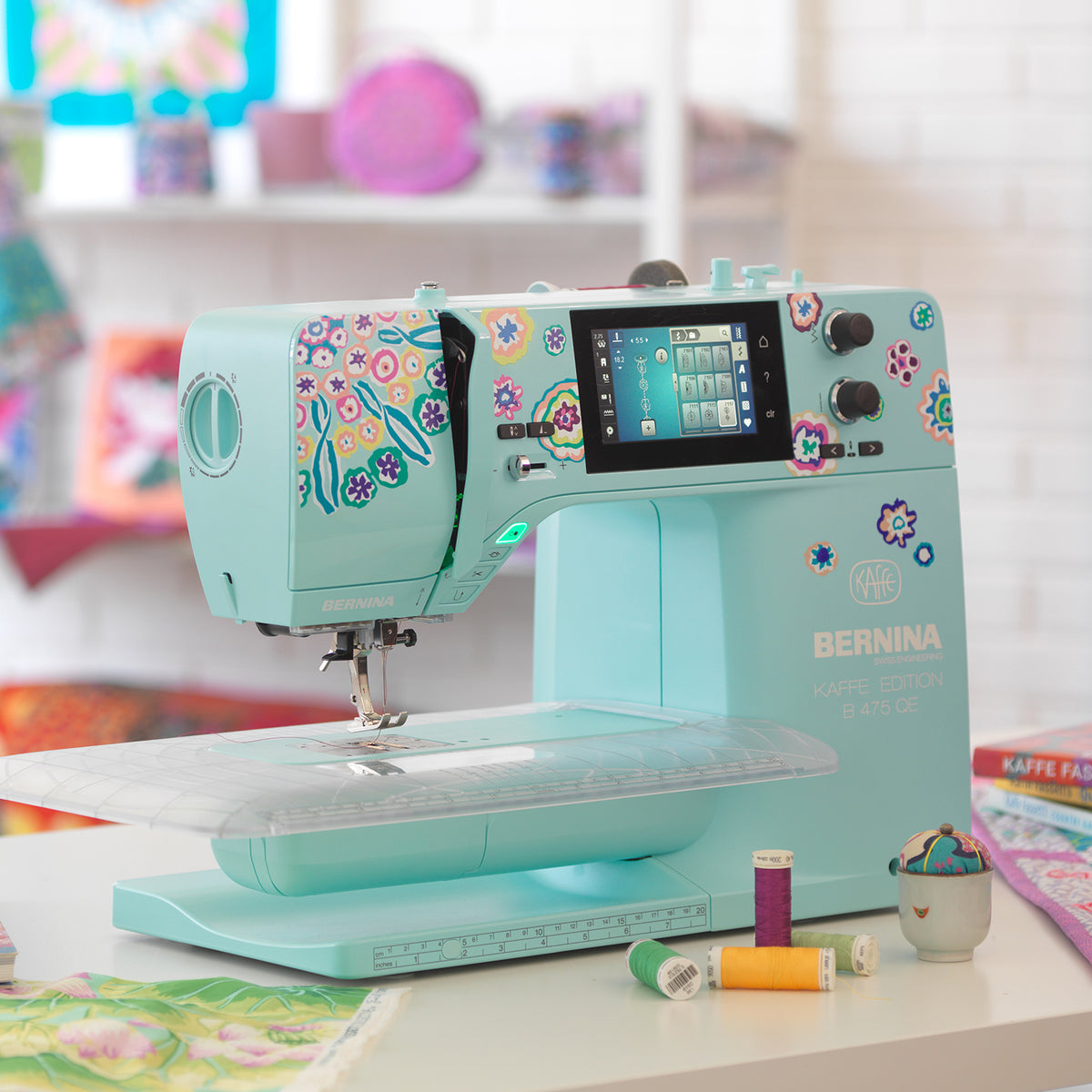 Máquina de Coser Bernina 475QE Kaffe Fassett