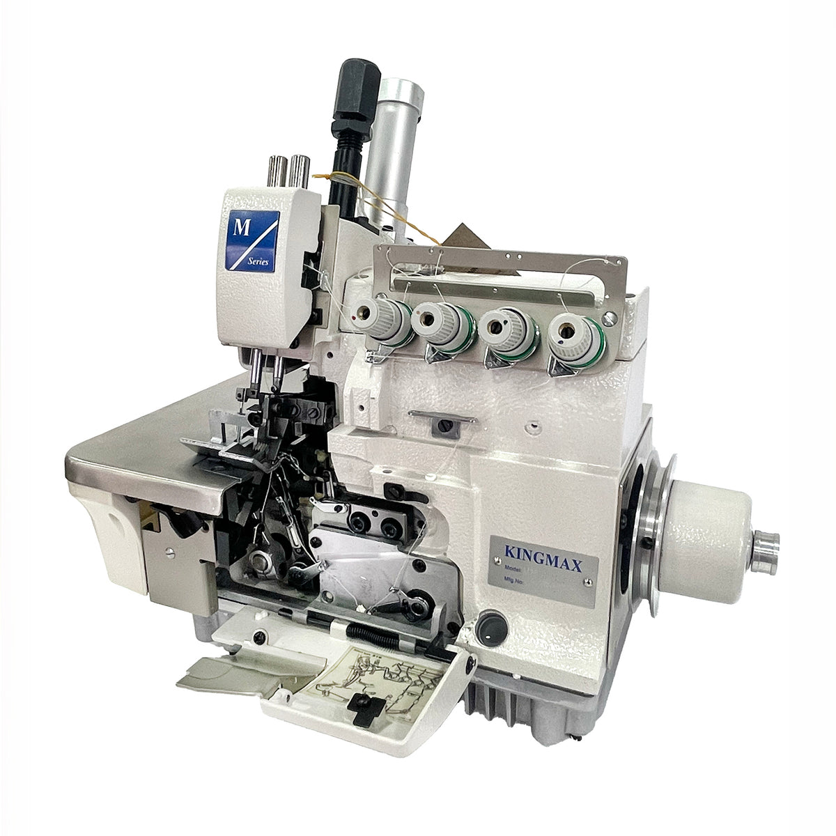Set Máquina Overlock Industrial Kingmax 3 Hilos M752F-20H Extra Pesada