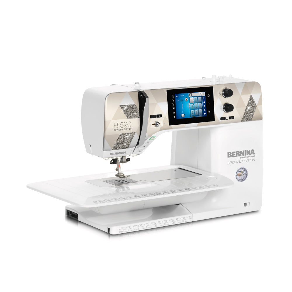 Bordadora y Máquina de Coser BERNINA 590 Crystal Edition + Módulo de Bordado +2  Bolso + Set Inspiration