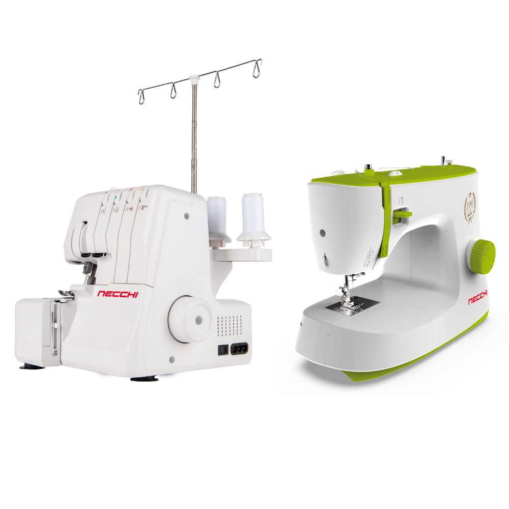 Combo Necchi Overlock L234A + Máquina de coser K408A