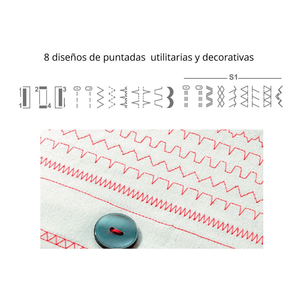 Máquina de coser Necchi K417A